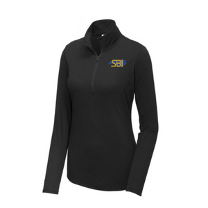 Ladies Sport-Tek PosiCharge Tri-Blend Wicking 1/4-Zip Pullover